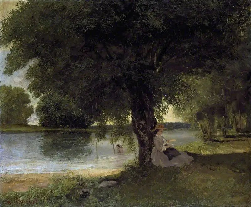 La Charente à Port-Bertaud - Gustave Courbet image 1 reproduction artisanale de tableau