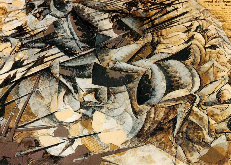기병대의 돌격 - 움베르토 보초니

Source:
La Charge des lanciers - Umberto Boccioni