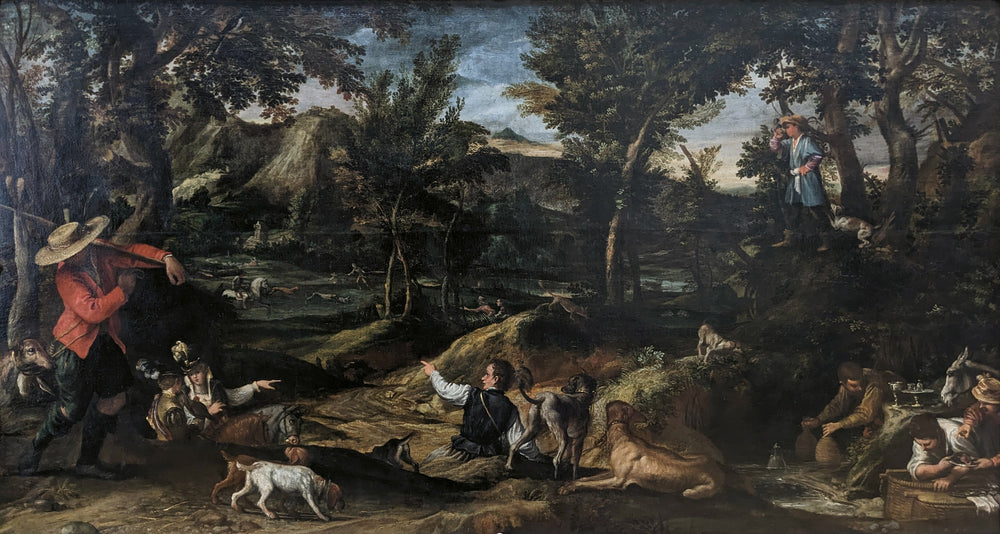 La Chasse - Annibale Carracci image 1 reproduction d’œuvre d’art à l’huile