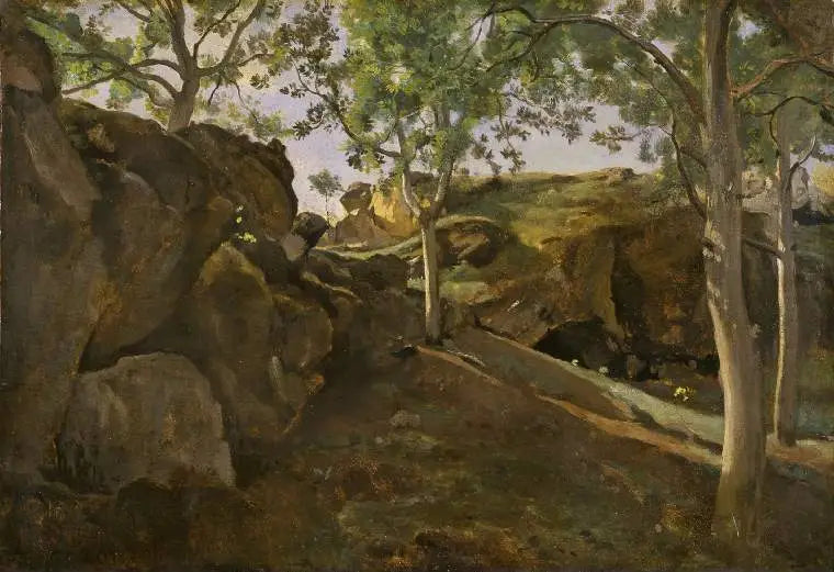 La Châtaigneraie - Jean-Baptiste Camille Corot - Alpha Reproduction
