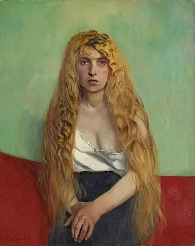 금발 머리카락 - 펠릭스 발로통

Source:
La chevelure blonde - Félix Vallotton