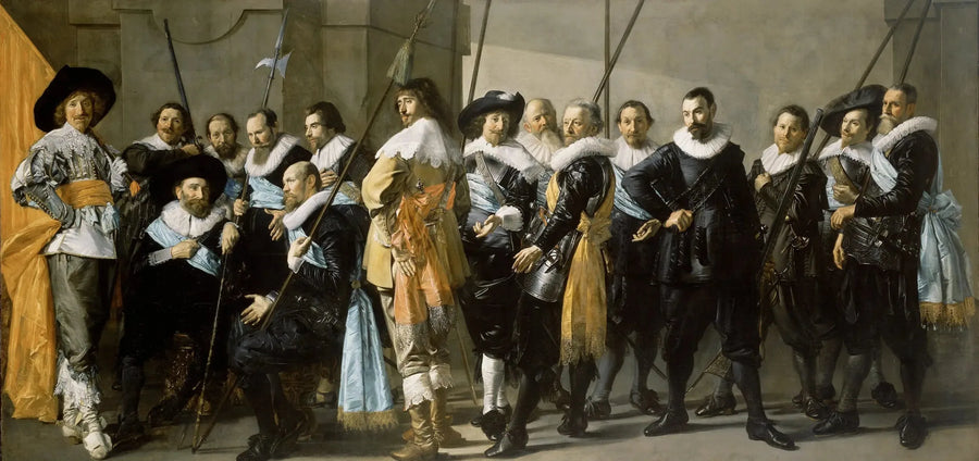 리니에르 레이엘 선장의 회사, "라 마이그레 컴퍼니" - 프란스 할스

Source:
La Compagnie du capitaine Reinier Réael, dite « La Maigre Compagnie » - Frans Hals