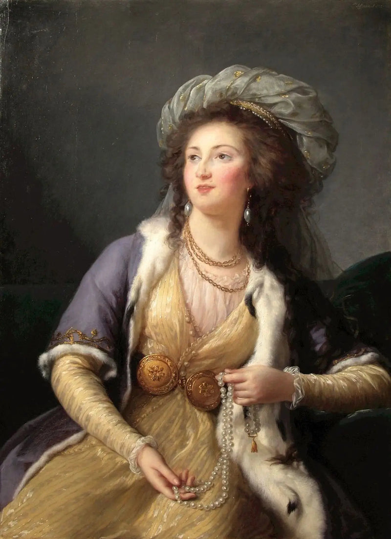 클레르몽-통네르 백작부인 - 엘리자베스 비제 르 브뤼른

Source:
La Comtesse de Clermont-Tonnerreen sultane - Élisabeth Vigée Le Brun