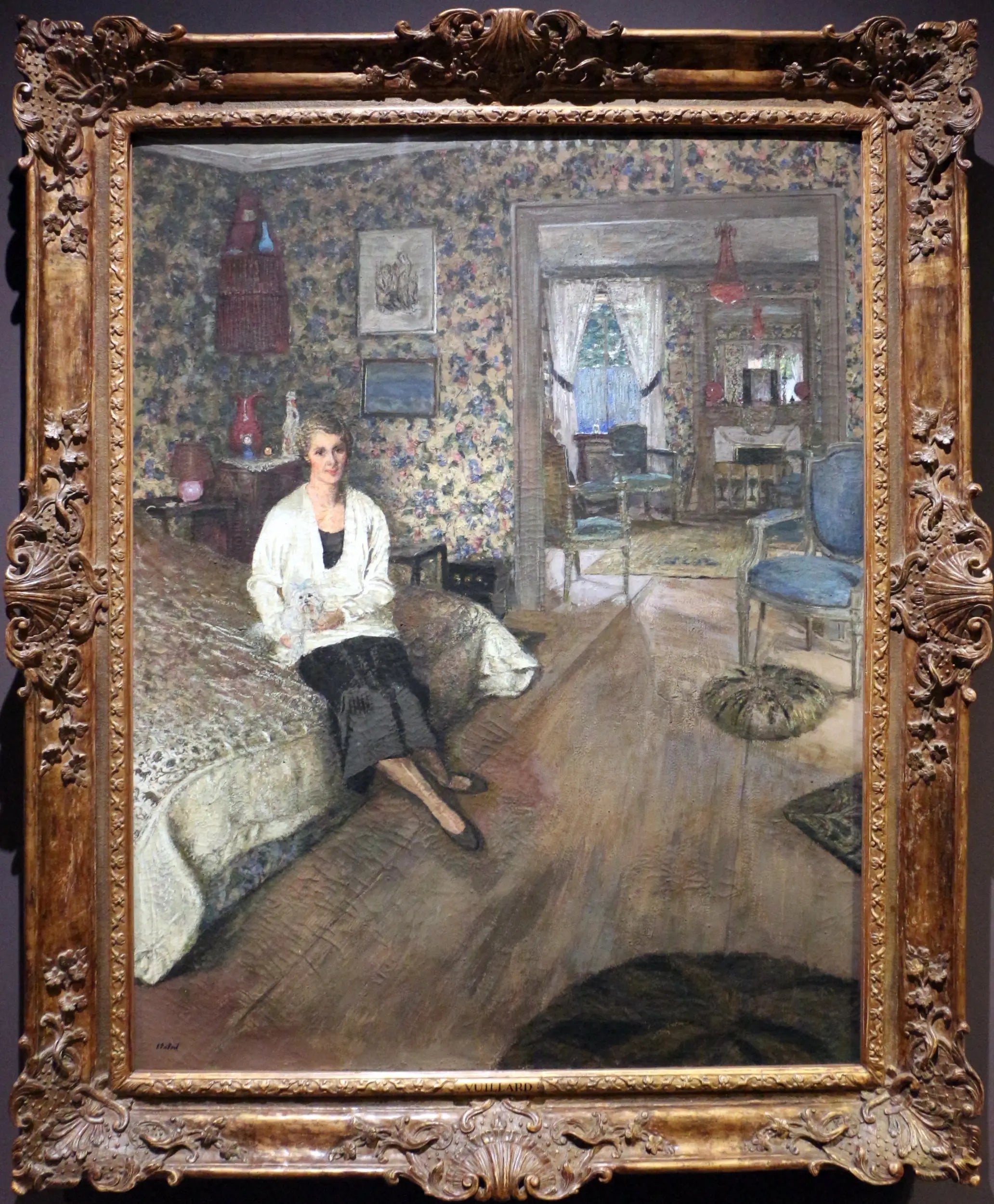 La Comtesse Marie-Blanche de Polignac - Édouard Vuillard image 1 reproduction de peinture à l’huile