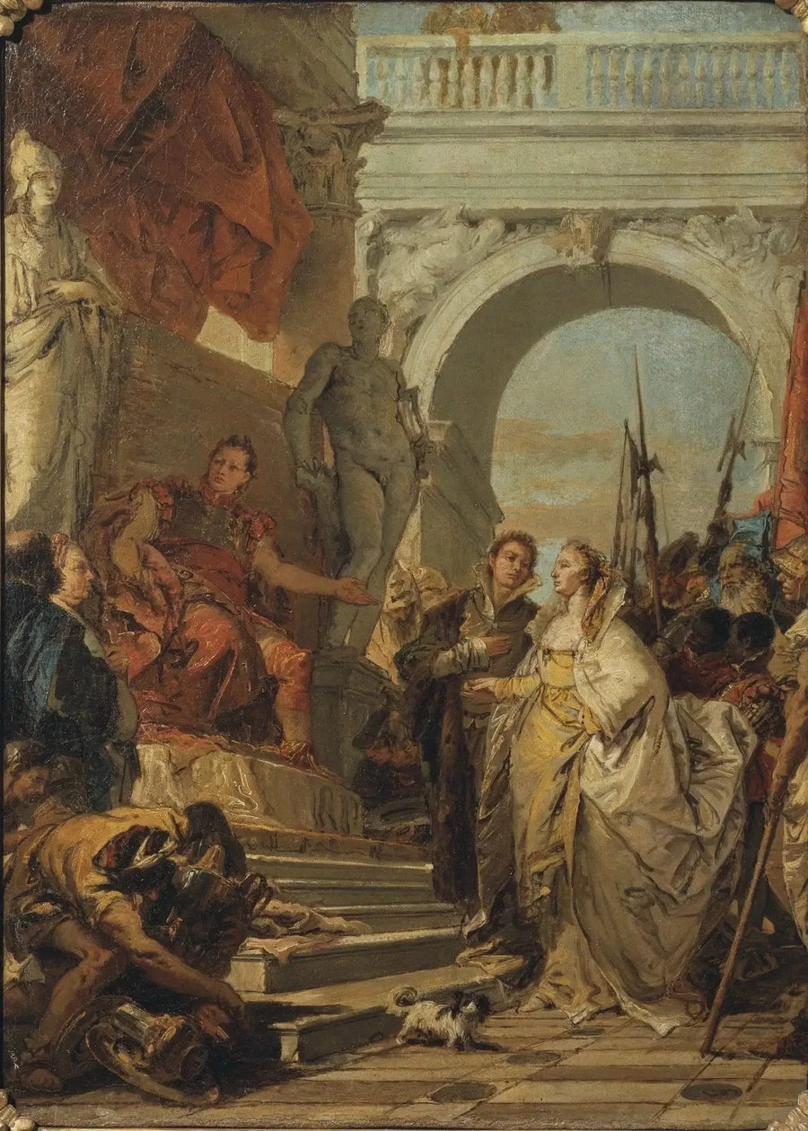 스키피오의 절제 - 조반니 바티스타 티에폴로

Source:
La continence de Scipion - Giovanni Battista Tiepolo