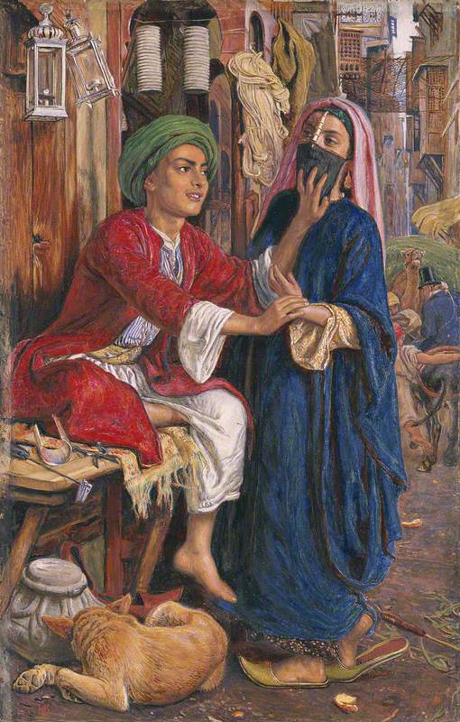 La cour du fabricant de lanternes - William Holman Hunt