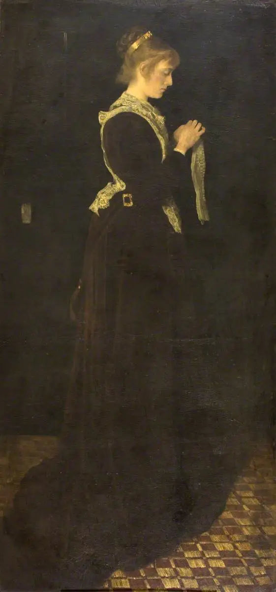 La couturière - James Abbott McNeill Whistler image 1 tableau peint à l’huile sur toile