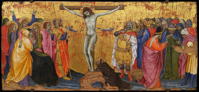 La Crucifixion avec saint François agenouillé portant les stigmates - Taddeo di Bartolo - Alpha Reproduction