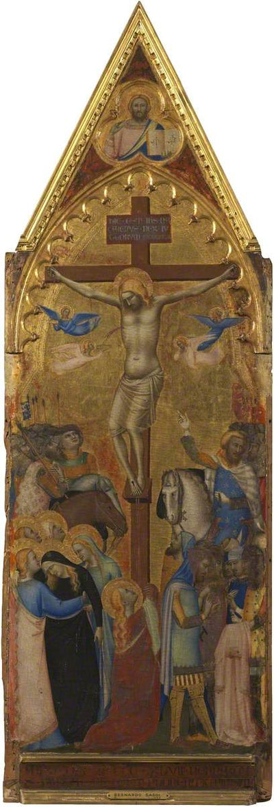 La Crucifixion (polyptyque panneau 3 sur 5) - Bernardo Daddi - Alpha Reproduction