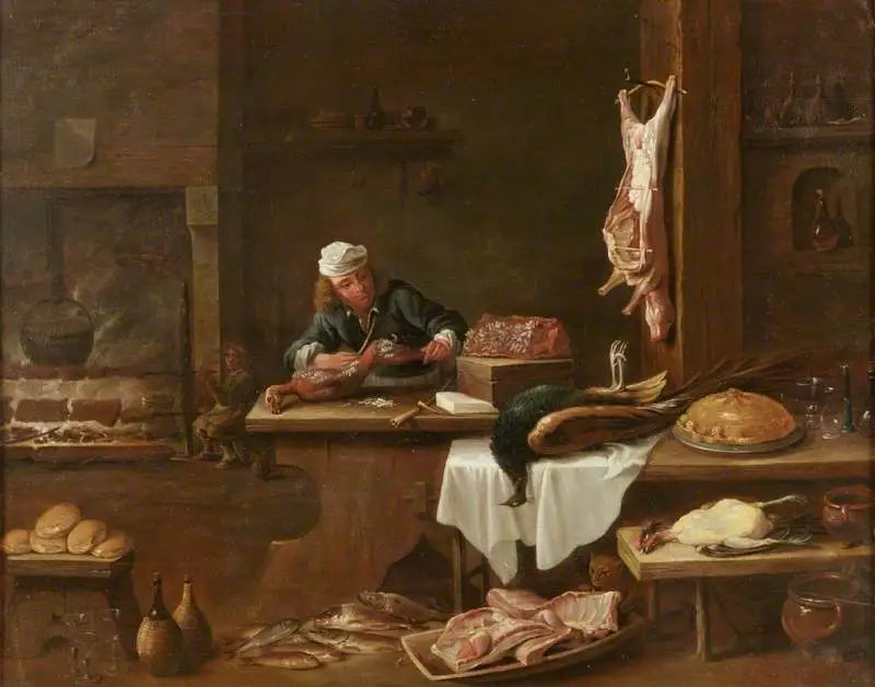 네덜란드 저택의 부엌 - 데이비드 테니어스 더 쥬네

Source:
La cuisine d'un manoir hollandais - David Teniers le Jeune