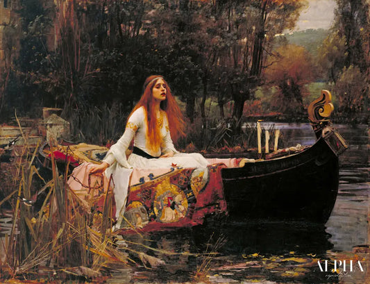 La Dame de Shalott - John William Waterhouse - Reproductions de tableaux et peintures haut de gamme