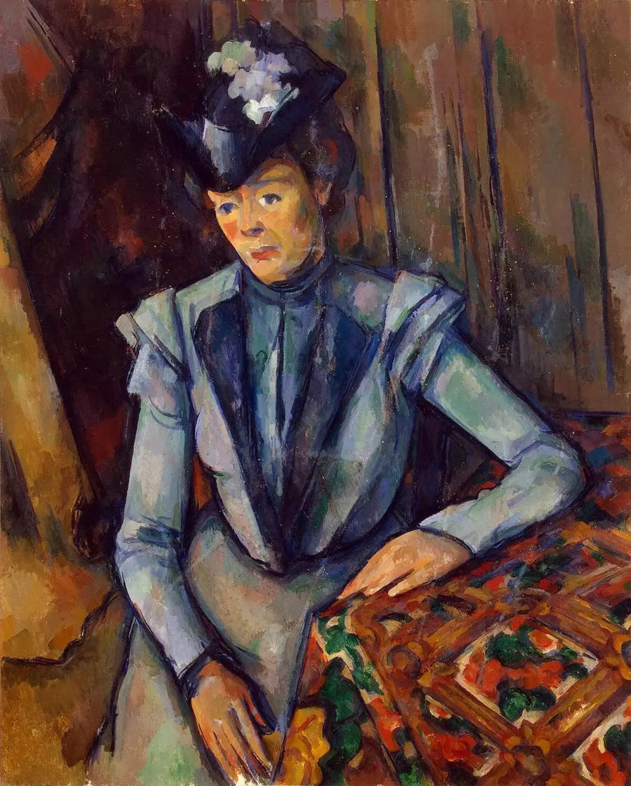 푸른 옷을 입은 여인 - Paul Cézanne
