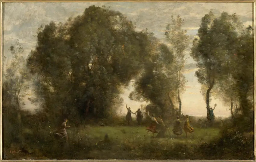 La Danse des nymphes - Jean-Baptiste Camille Corot - Alpha Reproduction