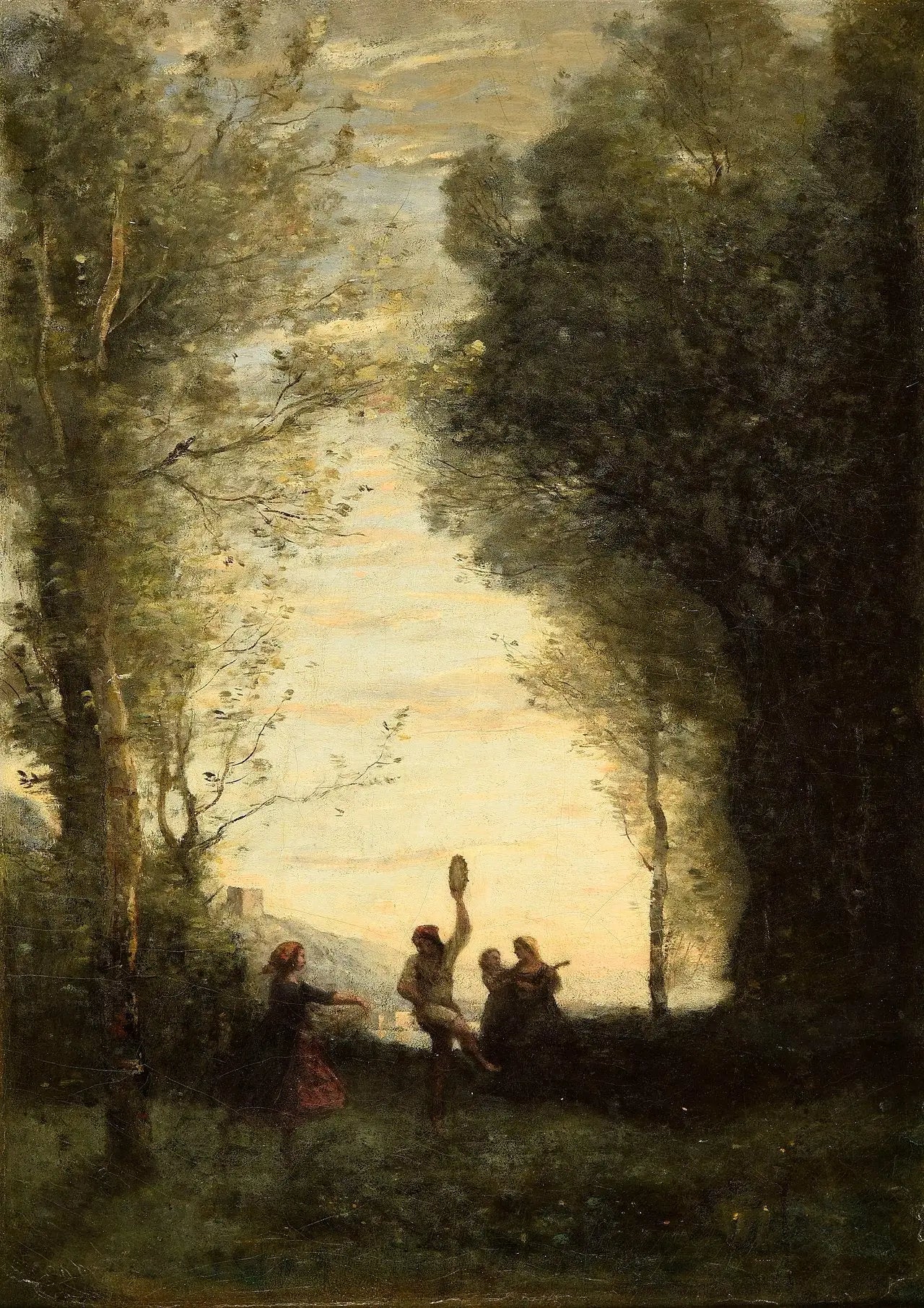 La Danse italienne - Jean-Baptiste Camille Corot - Alpha Reproduction