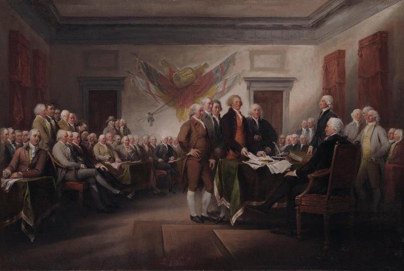 독립 선언서, 1776년 7월 4일 - 존 트럼벌

Source:
La Déclaration d'indépendance, 4 juillet 1776 - John Trumbull
