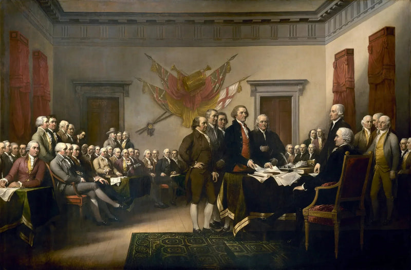 독립 선언문 - 존 트럼불

Source:
La Déclaration d'indépendance - John Trumbull