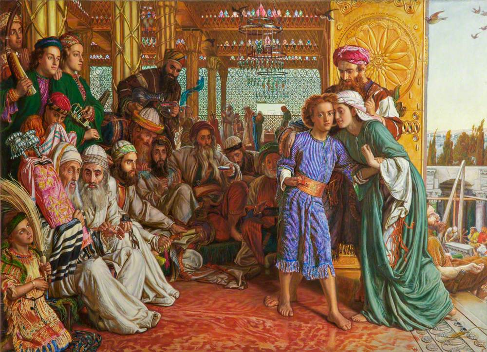 La découverte du Sauveur dans le Temple - William Holman Hunt