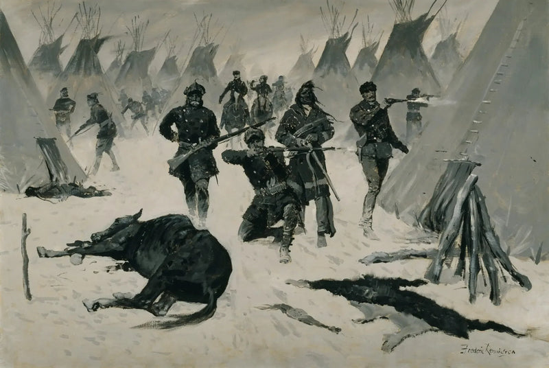 크레이지 호스의 패배 - 프레데릭 레밍턴

Source:
La défaite de Crazy Horse - Frederic Remington