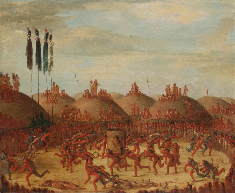 마지막 경주, 만단 오키파 의식 - 조지 캐틀린

Source:
La dernière course, cérémonie du Mandan O-kee-pa - George Catlin