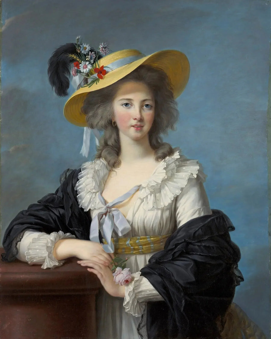 폴리냐크 공작부인, 밀짚모자를 쓴 초상화 - 엘리자베트 비제 르 브뤼ن

Source:
La duchesse de Polignac coiffée d'un chapeau de paille - Élisabeth Vigée Le Brun