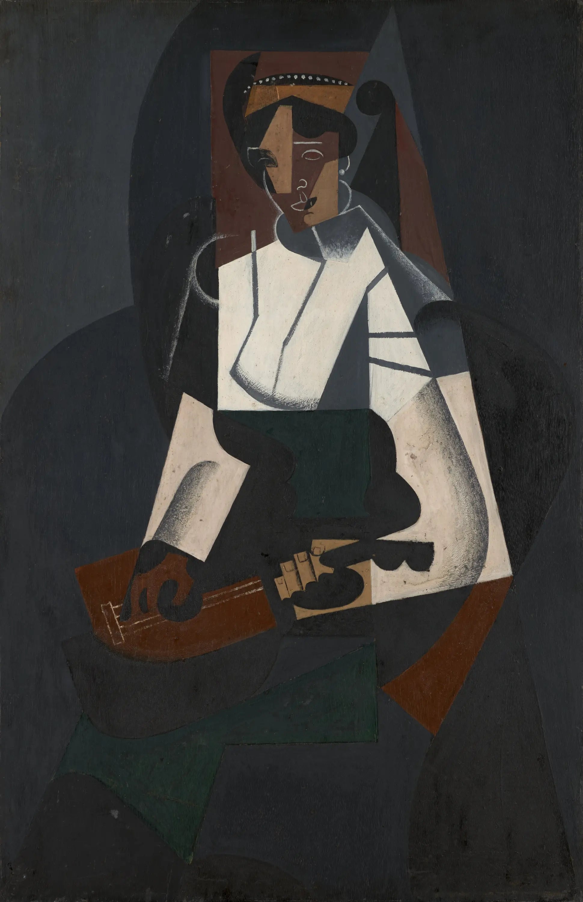 La femme à la mandoline d’après Corot - Juan Gris - Alpha Reproduction