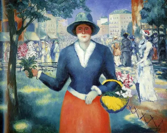 꽃이 있는 소녀 3 - 카지미르 말레비치

Source:
La Fille aux Fleurs III - Kazimir Malevich