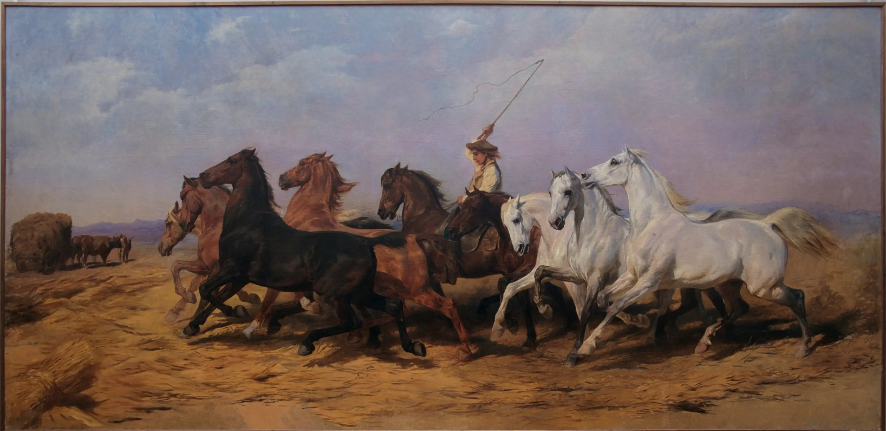 La Foulaison du blé en Camargue - Rosa Bonheur - Alpha Reproduction
