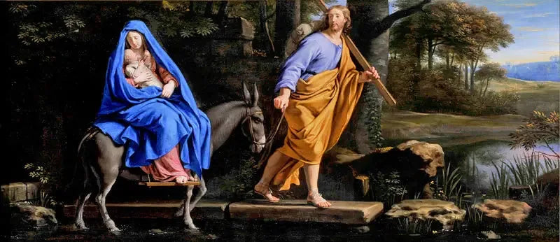 이집트로 도망가는 이야기 - 필리프 드 샹파뉴

Source:
La fuite en Égypte - Philippe de Champaigne