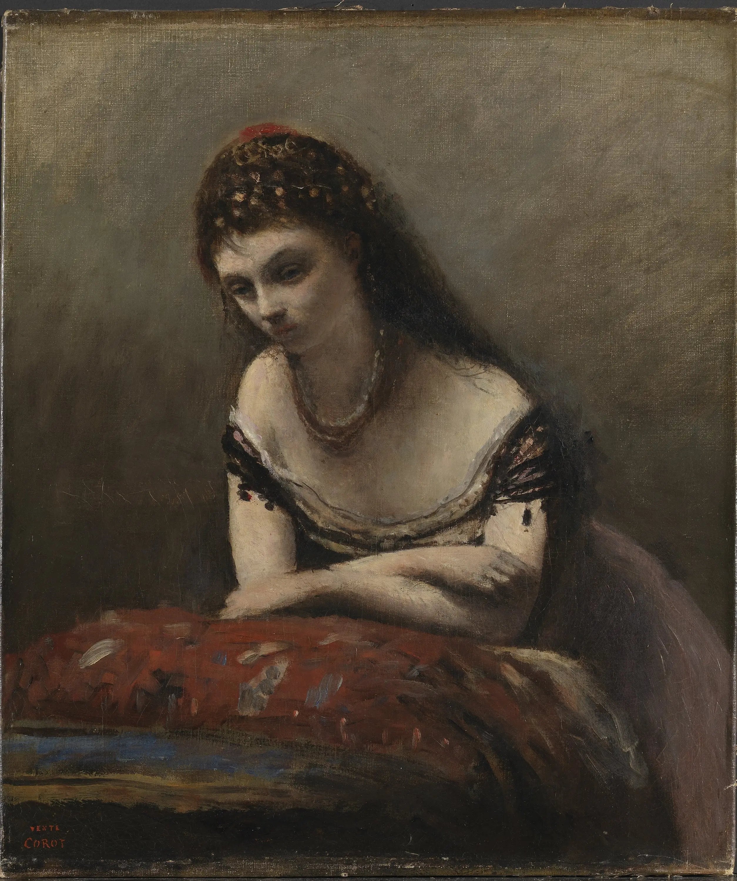 La gitane - Jean-Baptiste Camille Corot - Alpha Reproduction