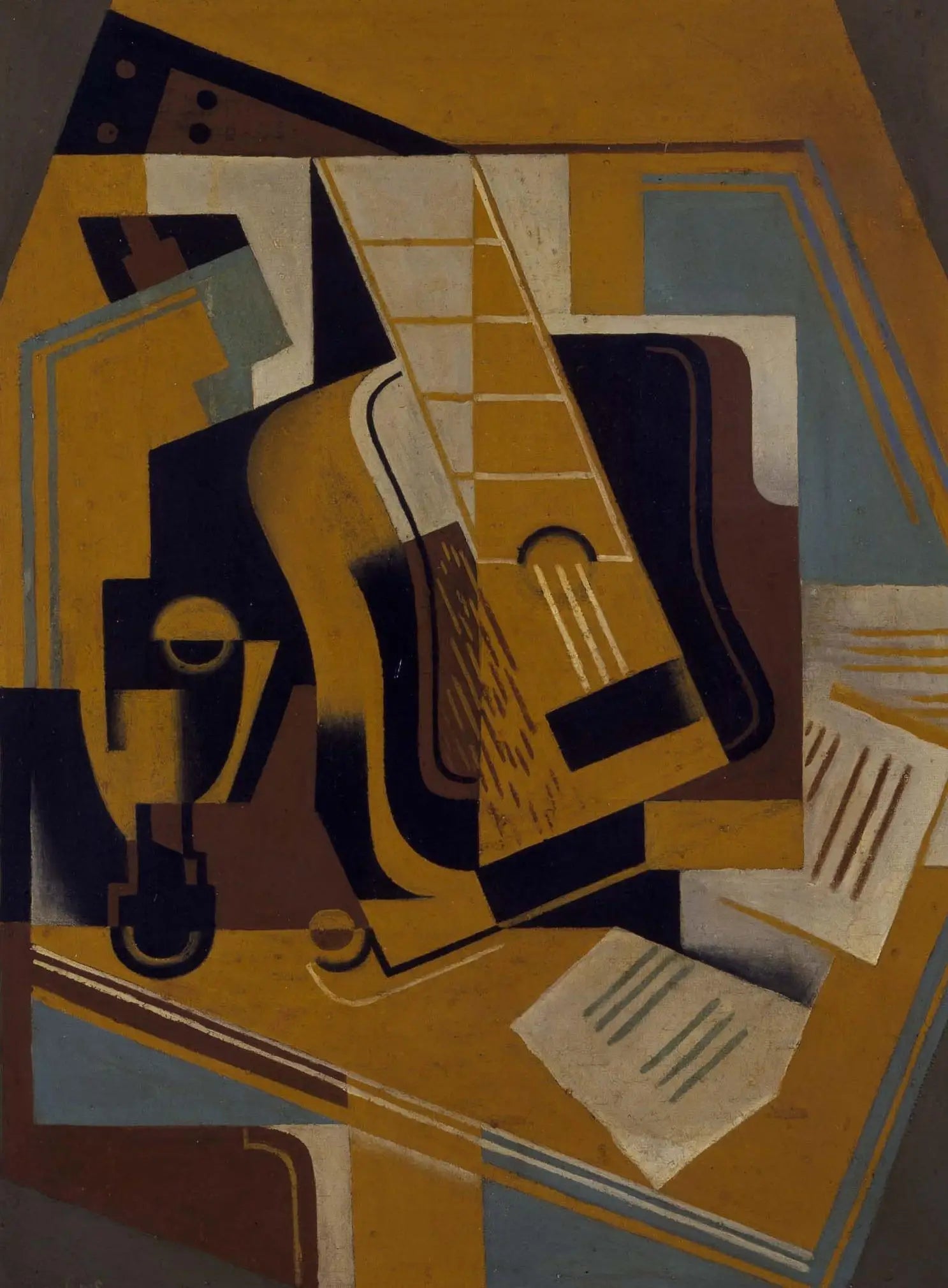 La guitare - Juan Gris - Alpha Reproduction