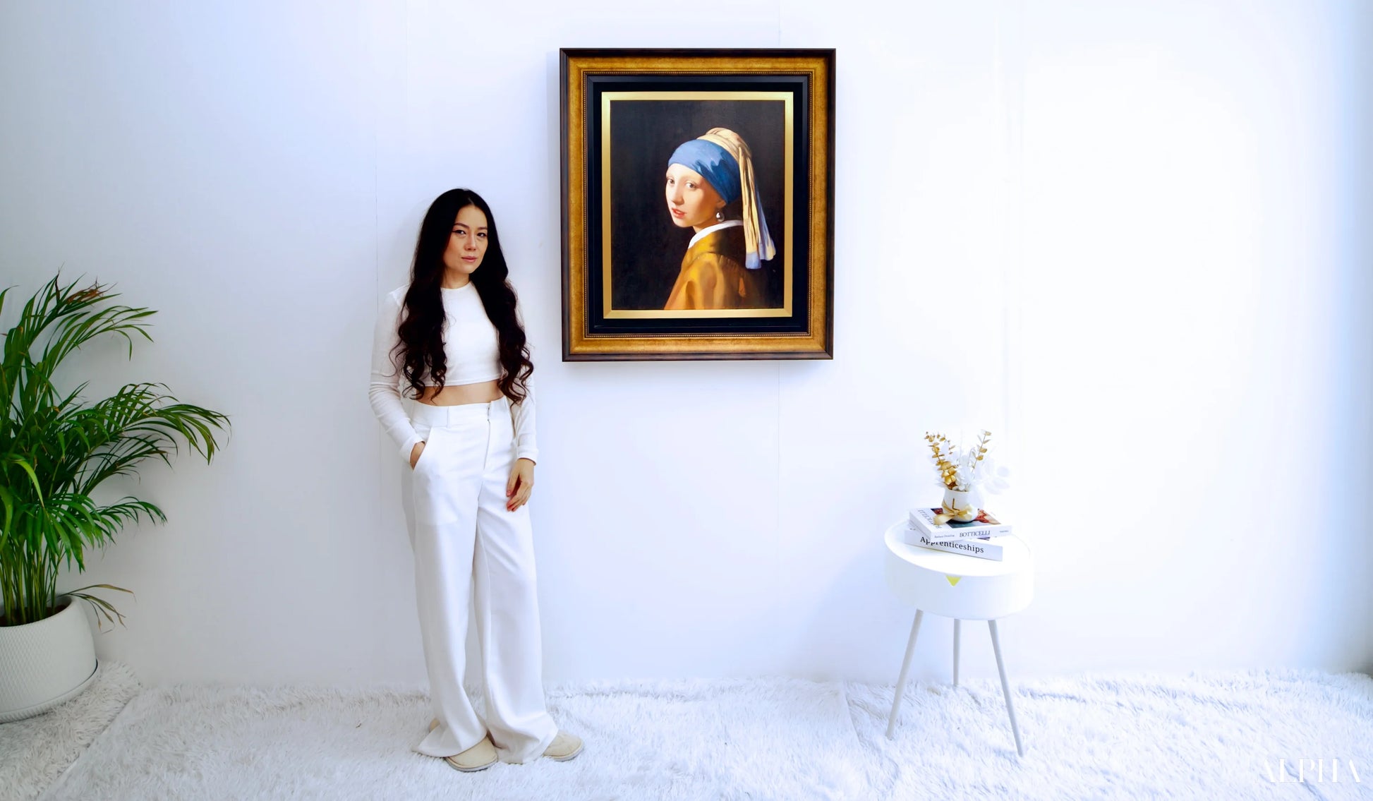 Girl with a Pearl Earring - Artémis Reproduction | 60 X 90 cm Reproductions de tableaux à la peinture à l’huile