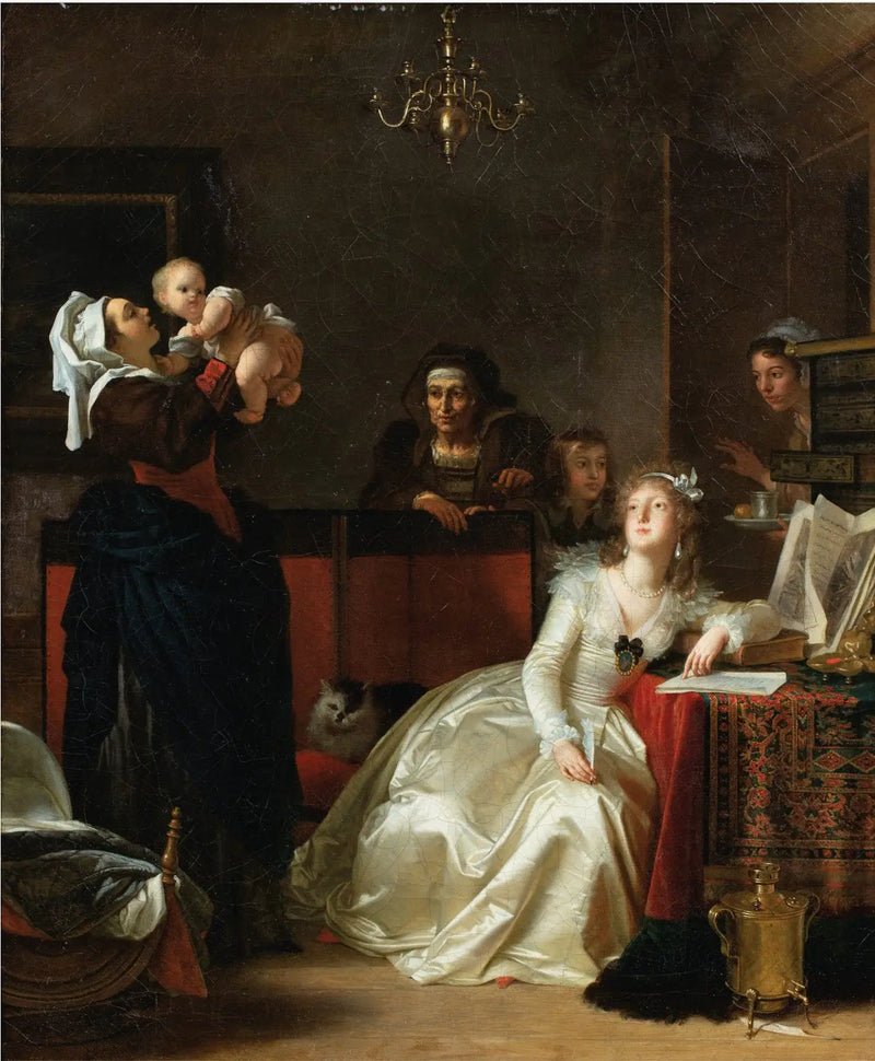 학문적인 젊은 어머니 - 장-오노레 프라고나르