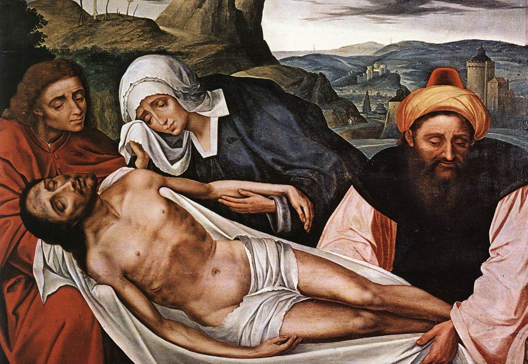 La Lamentation sur le corps du Christ mort - Quentin Metsys