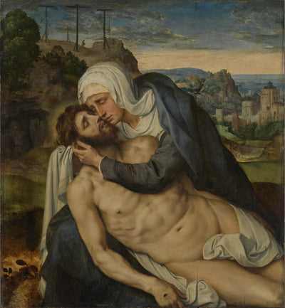 La lamentation sur le corps du Christ mort - Quentin Metsys - Alpha Reproduction