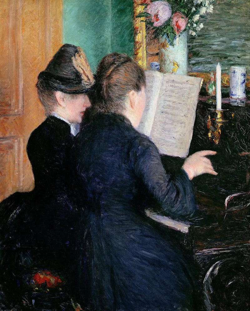 피아노 수업 - 귀스타브 카유보트