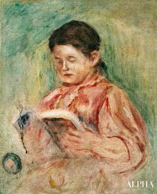 La Lectures  - Pierre-Auguste Renoir - Reproductions de tableaux et peintures haut de gamme