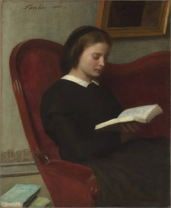 라 리저 - 앙리 판탱-라투르

Source:
La Liseuse - Henri Fantin-Latour
