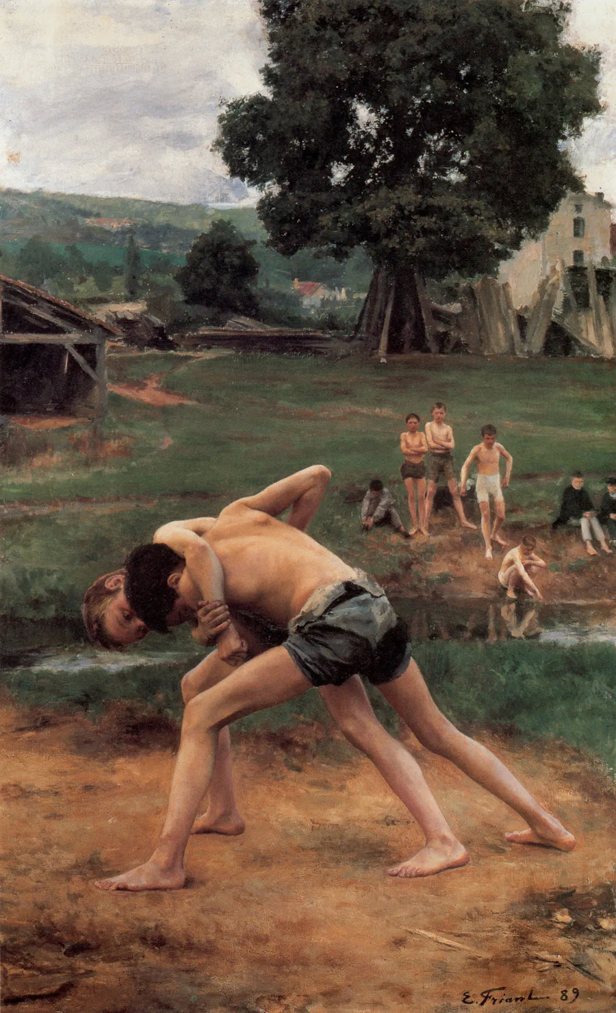 La Lutte - Émile Friant