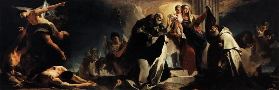 카멜 수도원의 성모 마돈나와 연옥의 영혼들 - 조반니 바티스타 티에폴로

Source:
La Madone du Carmel et les âmes du purgatoire - Giovanni Battista Tiepolo