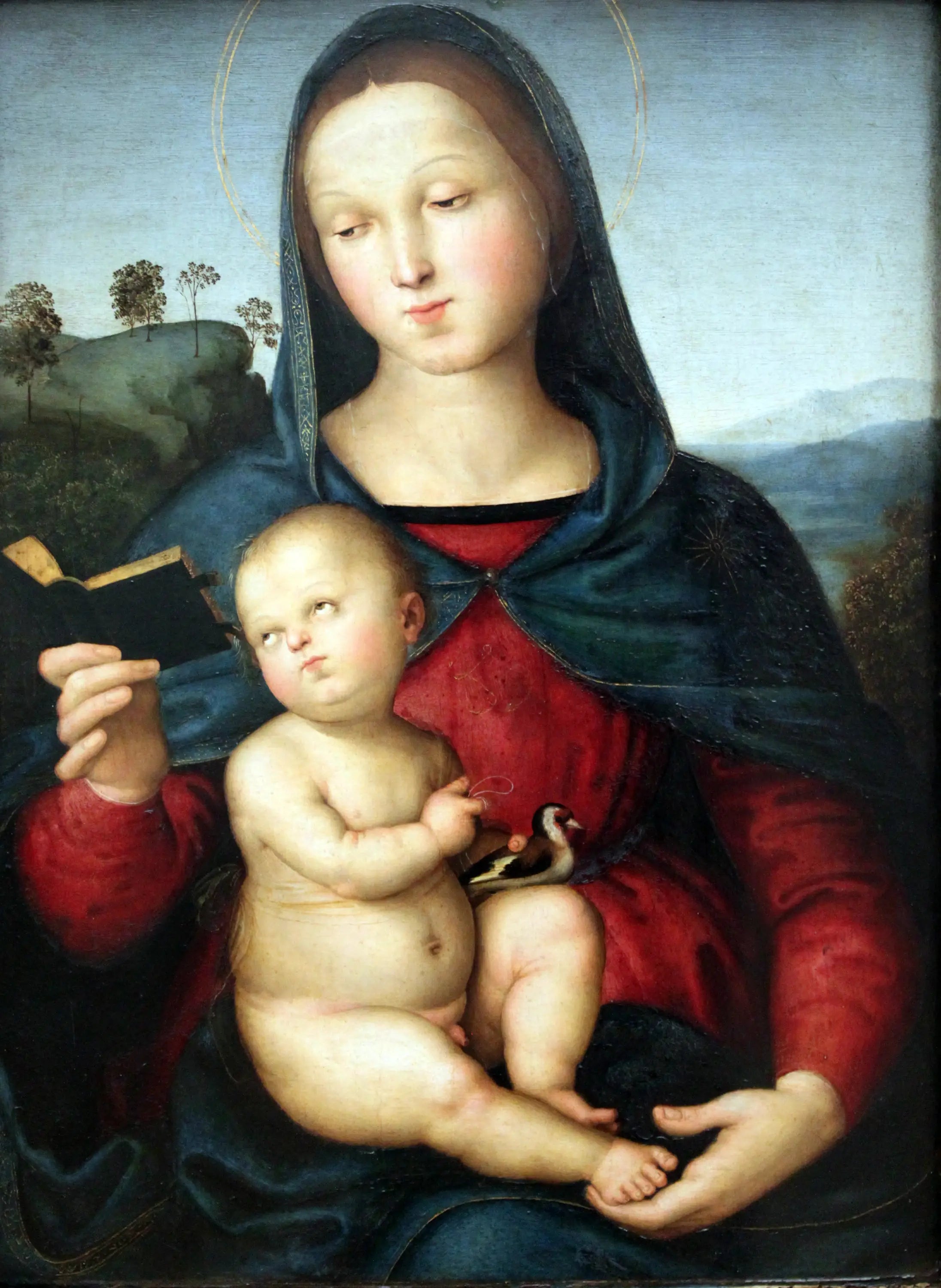 Reproduction du tableau « La Madone Solly - Raphaël Sanzio » par Alpha Reproduction en peinture à l’huile