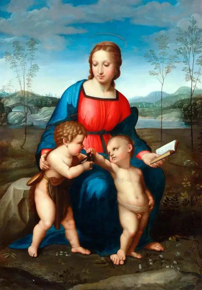 La Madonna del Cardellino - Raphaël Sanzio image 1 tableau peint à l’huile sur toile