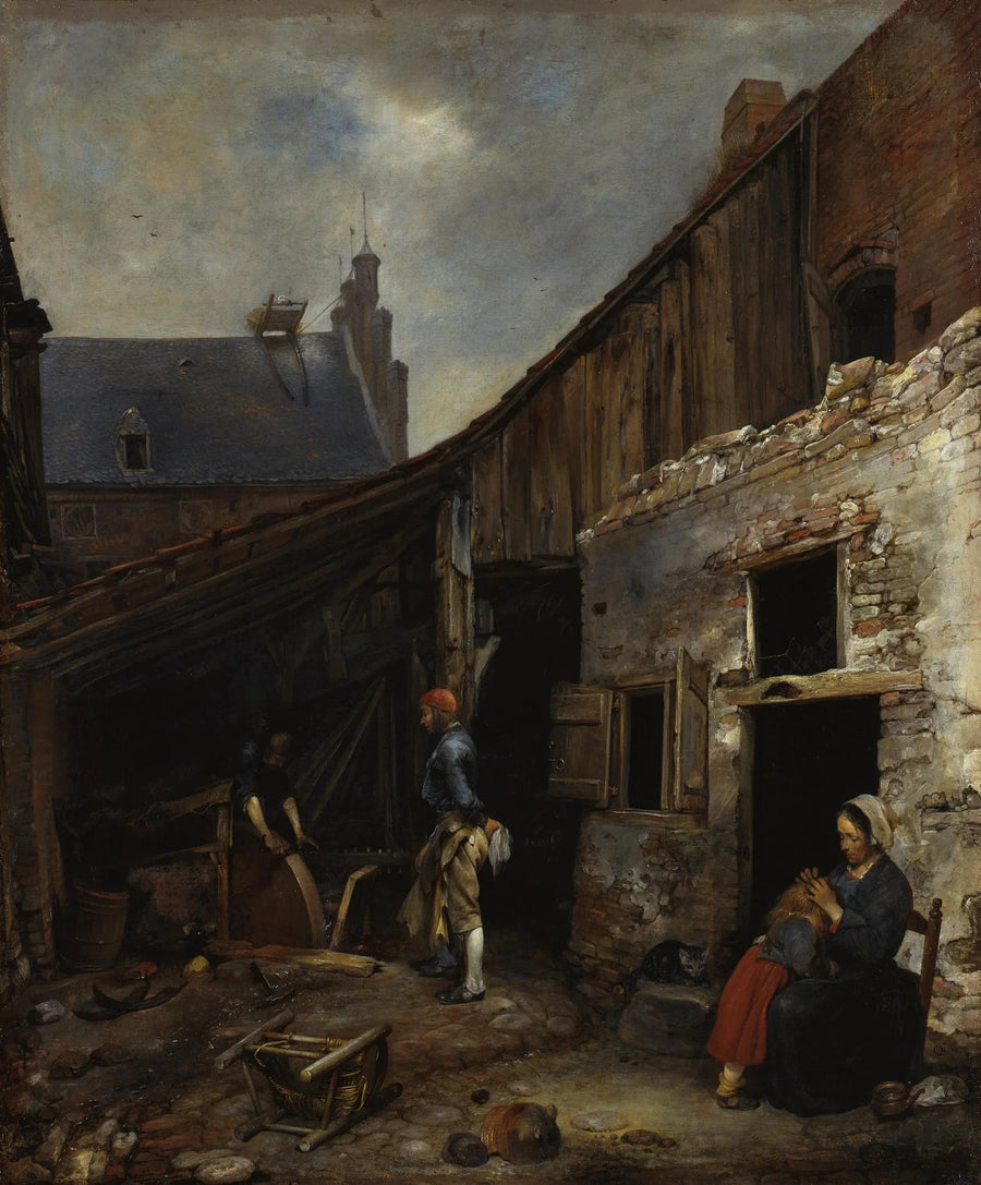 La Maison du rémouleur - Gerard ter Borch