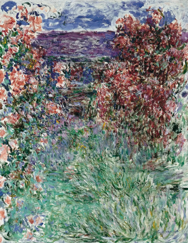 장미 사이의 집 - Claude Monet