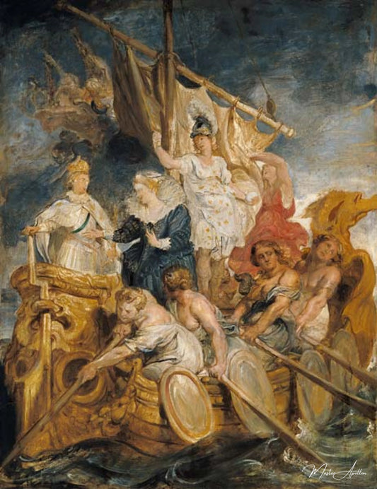 La Majorité de Louis XIII - Peter Paul Rubens - Reproductions de tableaux et peintures haut de gamme