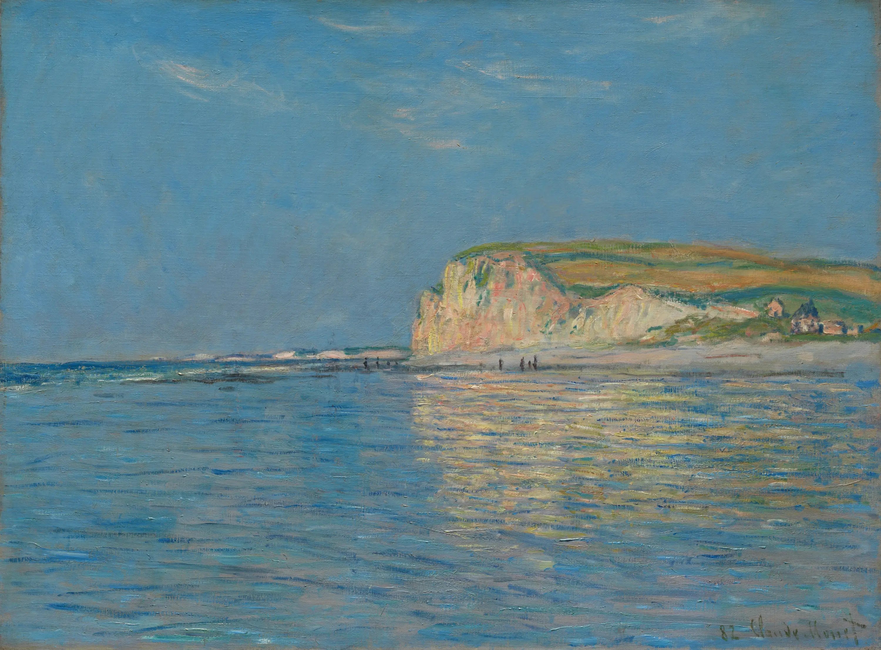 La marée basse à Pourville près de Dieppe en 1882 - Claude Monet - Alpha Reproduction