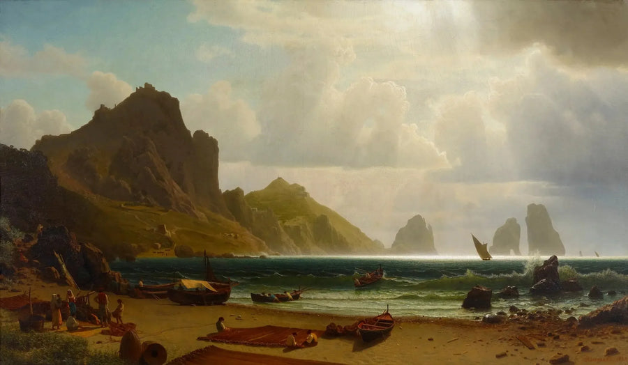 라 마리나 피콜라, 카프리 - 알버트 비어슈타트

Source:
La Marina Piccola, Capri - Albert Bierstadt