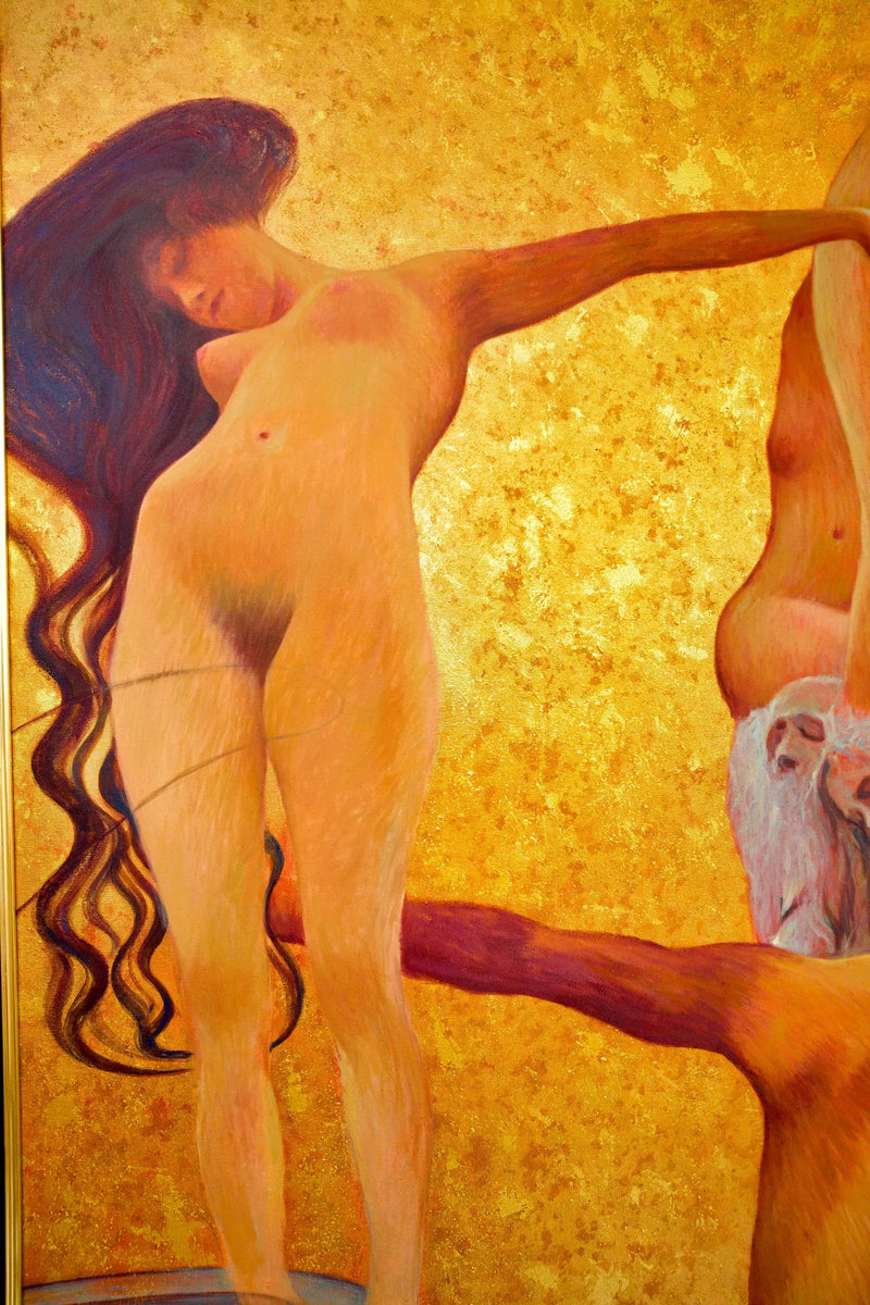 의학 – 구스타프 클림트의 재구성된 작품, 마스터 아폴론에 의해 | 180 x 270cm