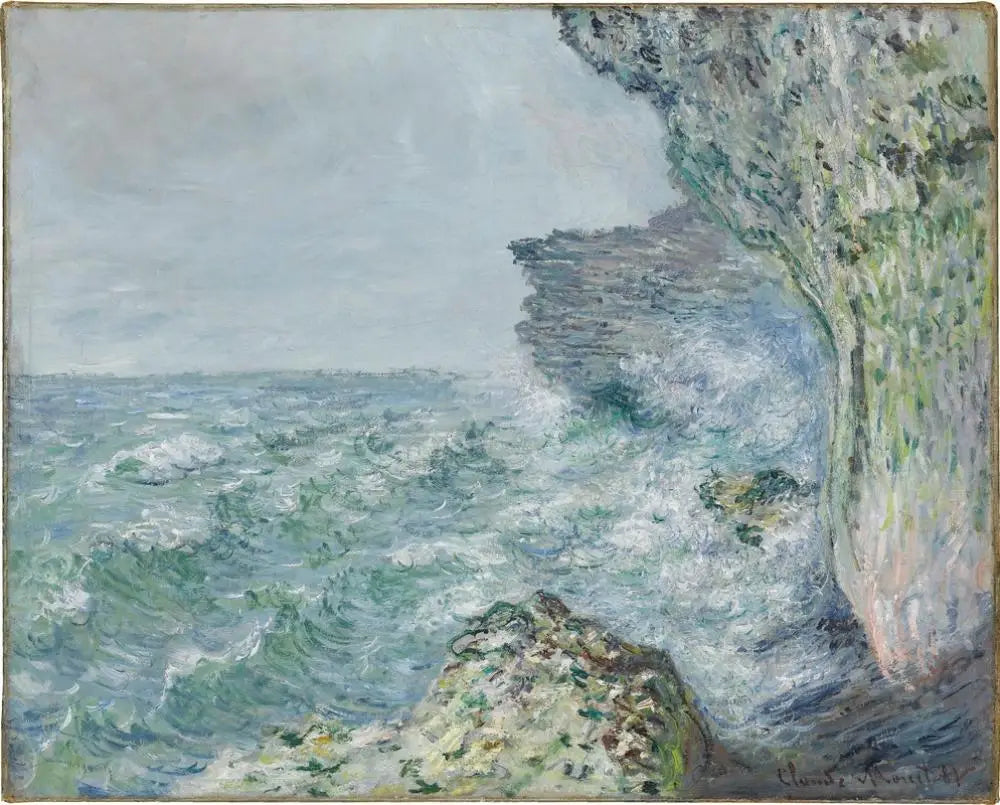 La mer à Fécamp - Claude Monet image 1 copie de tableau peinte à la main