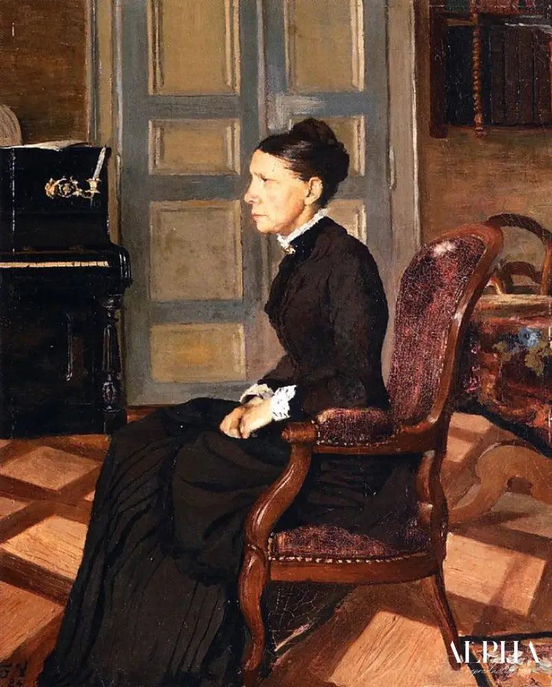 La mère de l'artiste - Félix Edouard Vallotton - Reproductions de tableaux et peintures haut de gamme