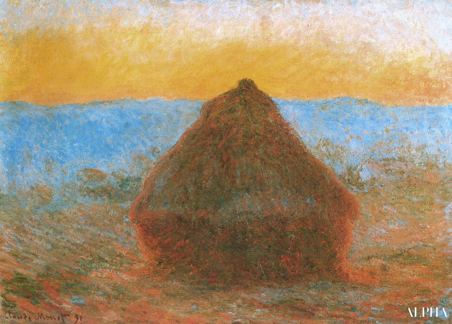 La Meule - Claude Monet - Reproductions de tableaux et peintures haut de gamme